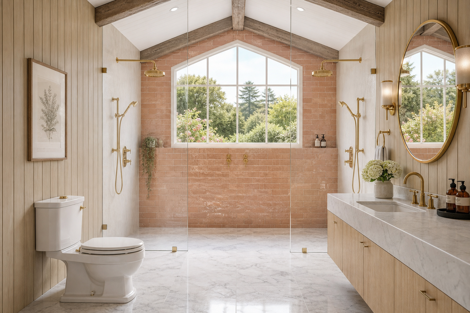 Country House Grandeur: Zellige & Brass