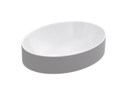 Kohler Chalice Oval vessel lavatory, three-quarter view