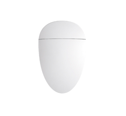 Kohler Veil Intelligent toilet, top view of closed lid
