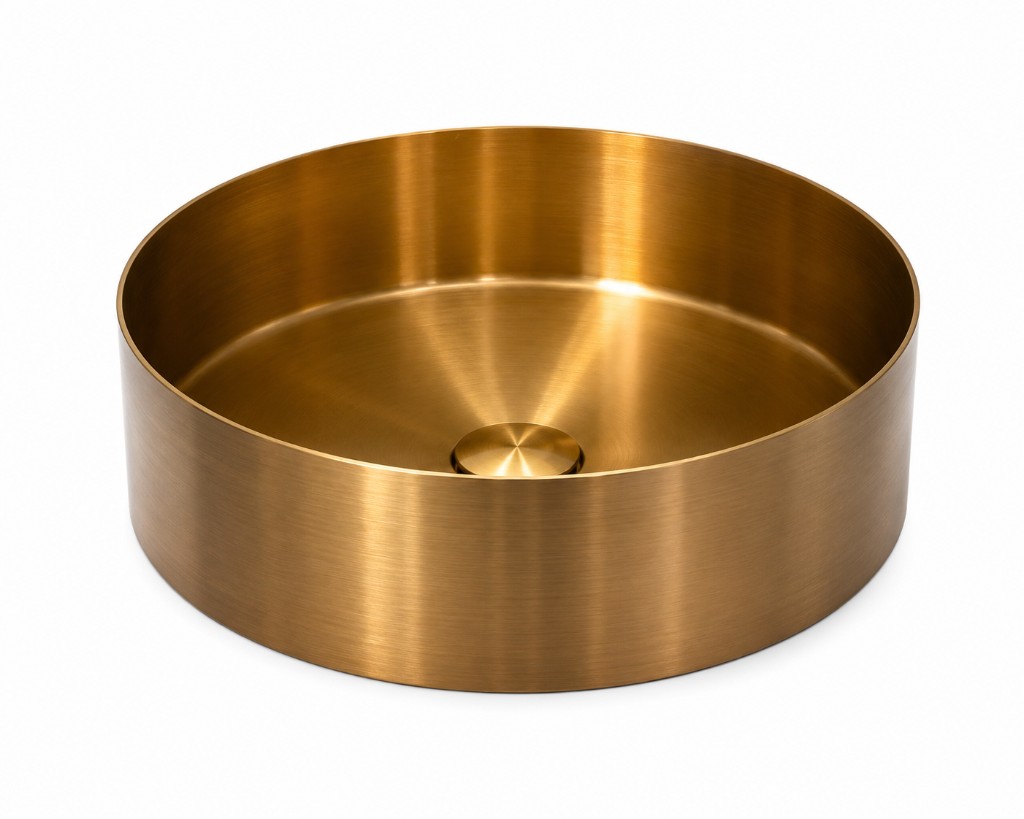 Aalto Abovecounter Basin, Matte rose gold (S4002)