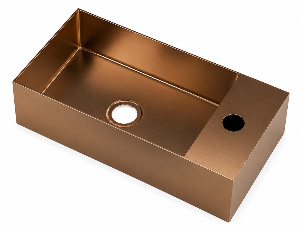 Aalto BLB3618 Wall Hung Basin, Matte rose gold (BLB3618MRG)