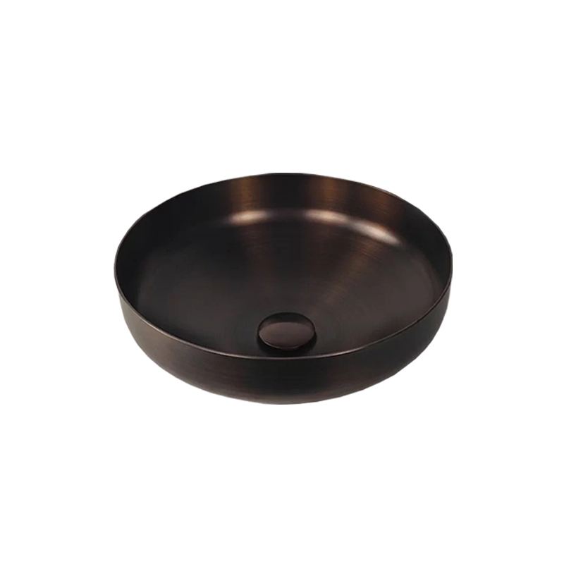 Aalto Wash Basin WBTD35, bronze, SUS 304 stainless steel top-mount