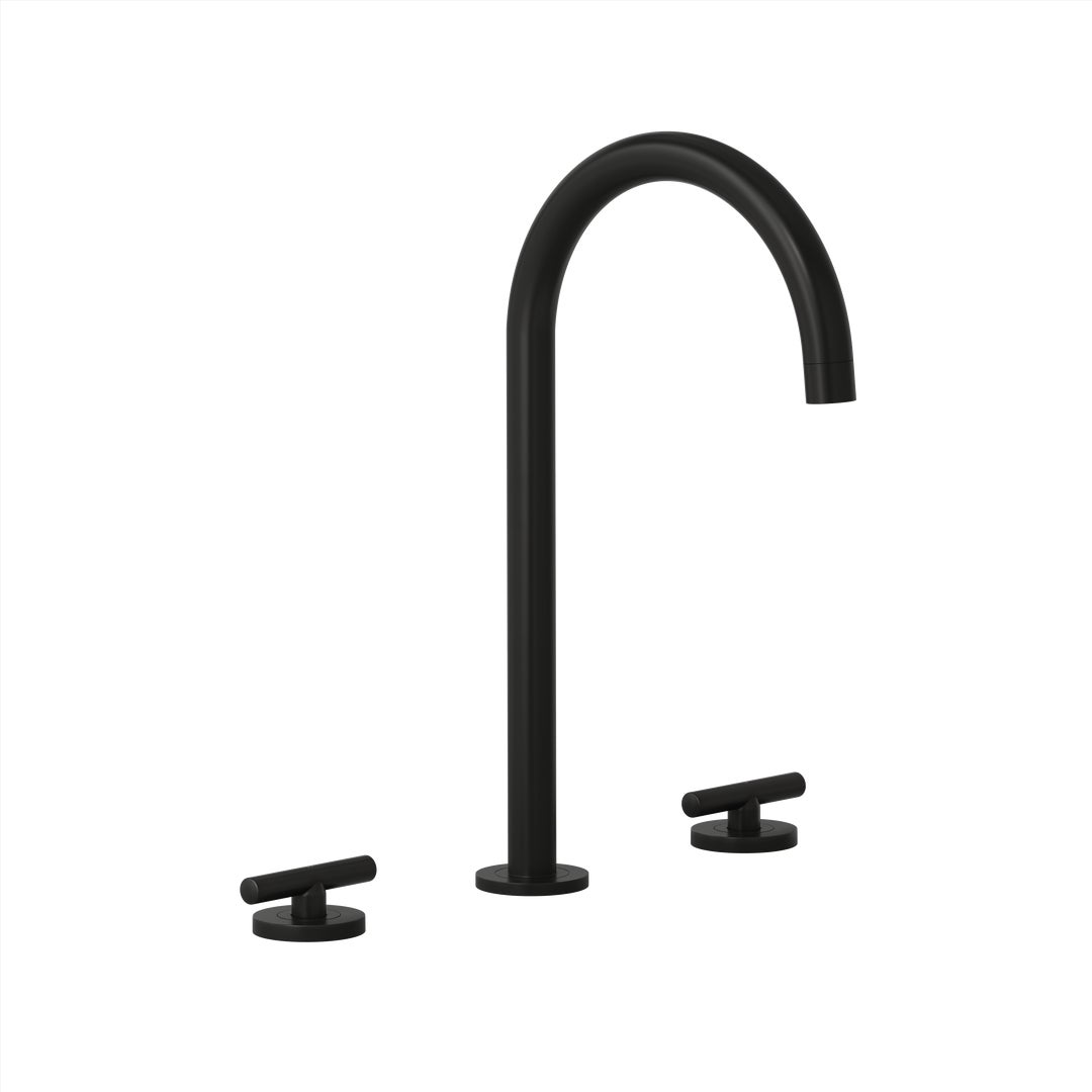 ABI Barre Assembly Bench-Mounted Set in matte black