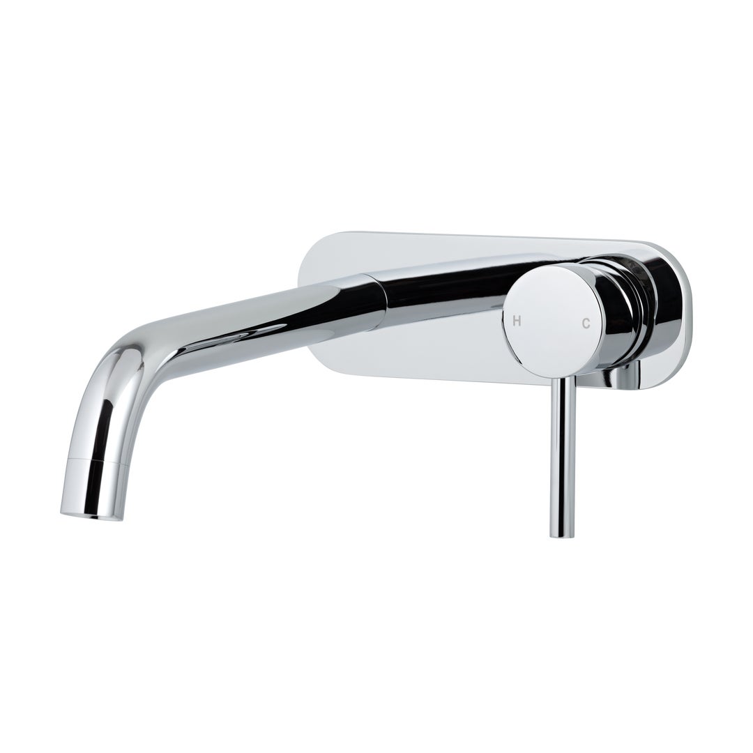 ABI Elysian Minimal Wall-Mounted Set in chrome