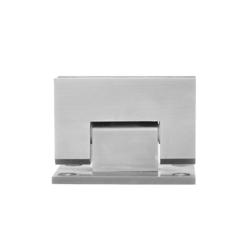ABI Kenzie Glass to Wall Shower Hinge in stainless steel