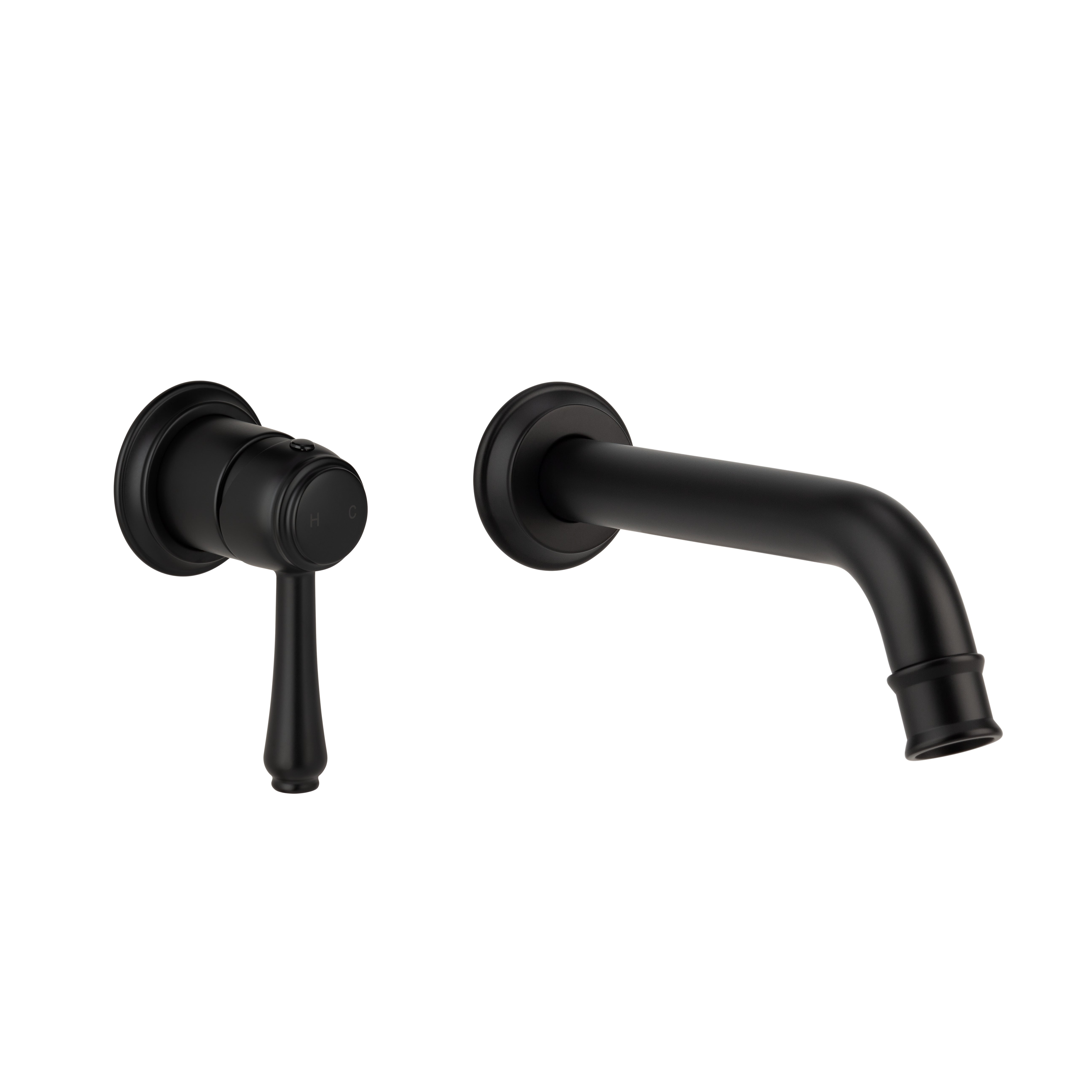 ABI Kingsley Mixer & Spout Set in matte black