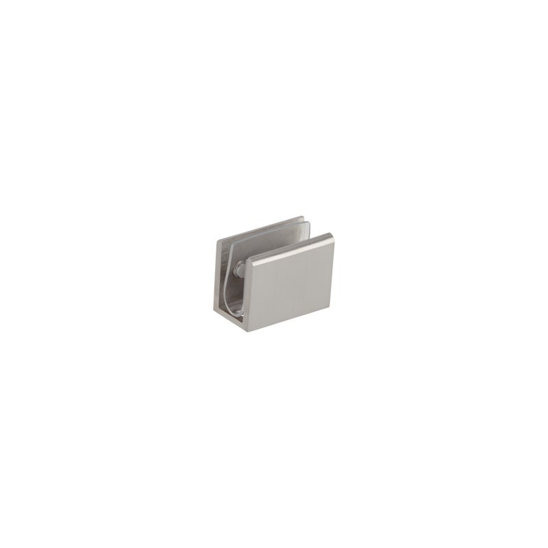 ABI Pius Glass Panel Clip 12mm in stainless steel