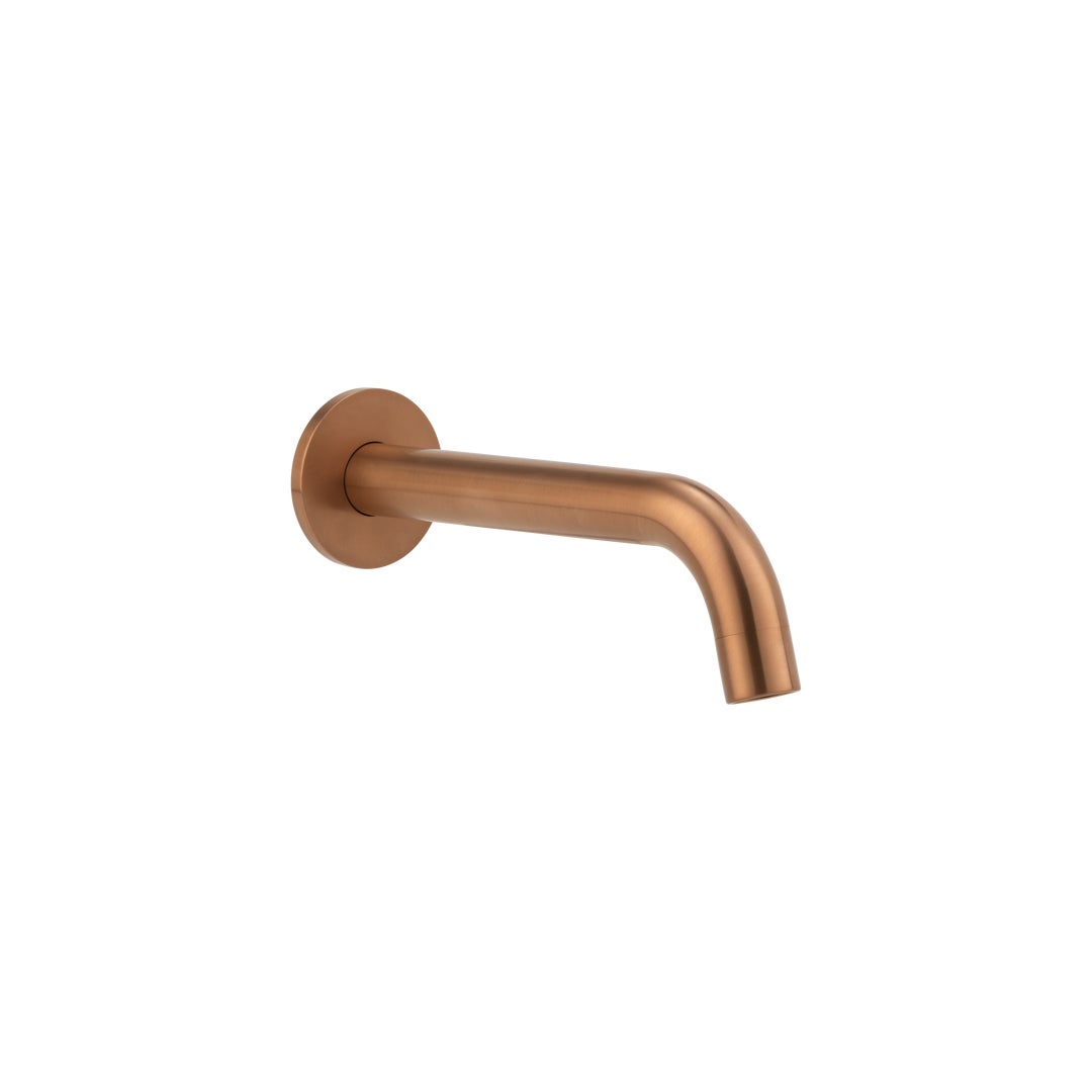 ABI Sola 316 Wall-Mounted Spout in Brushed Copper