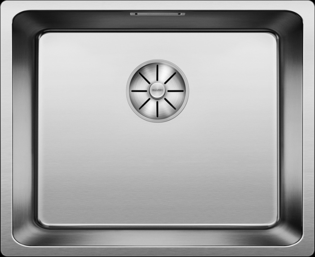 BLANCO ANDANO 500-IF stainless steel kitchen sink, top view, ready stock