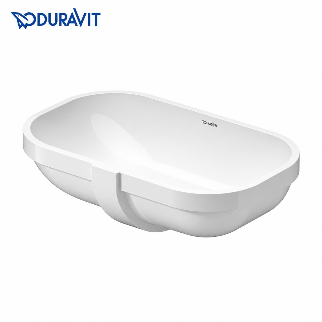 Duravit D-Code undercounter basin with overflow, white ceramic