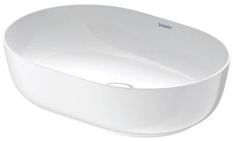 Duravit LUV above counter basin, oval, white ceramic, no overflow
