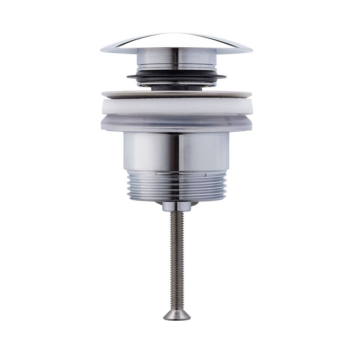 Duravit Universal push-open waste, chrome