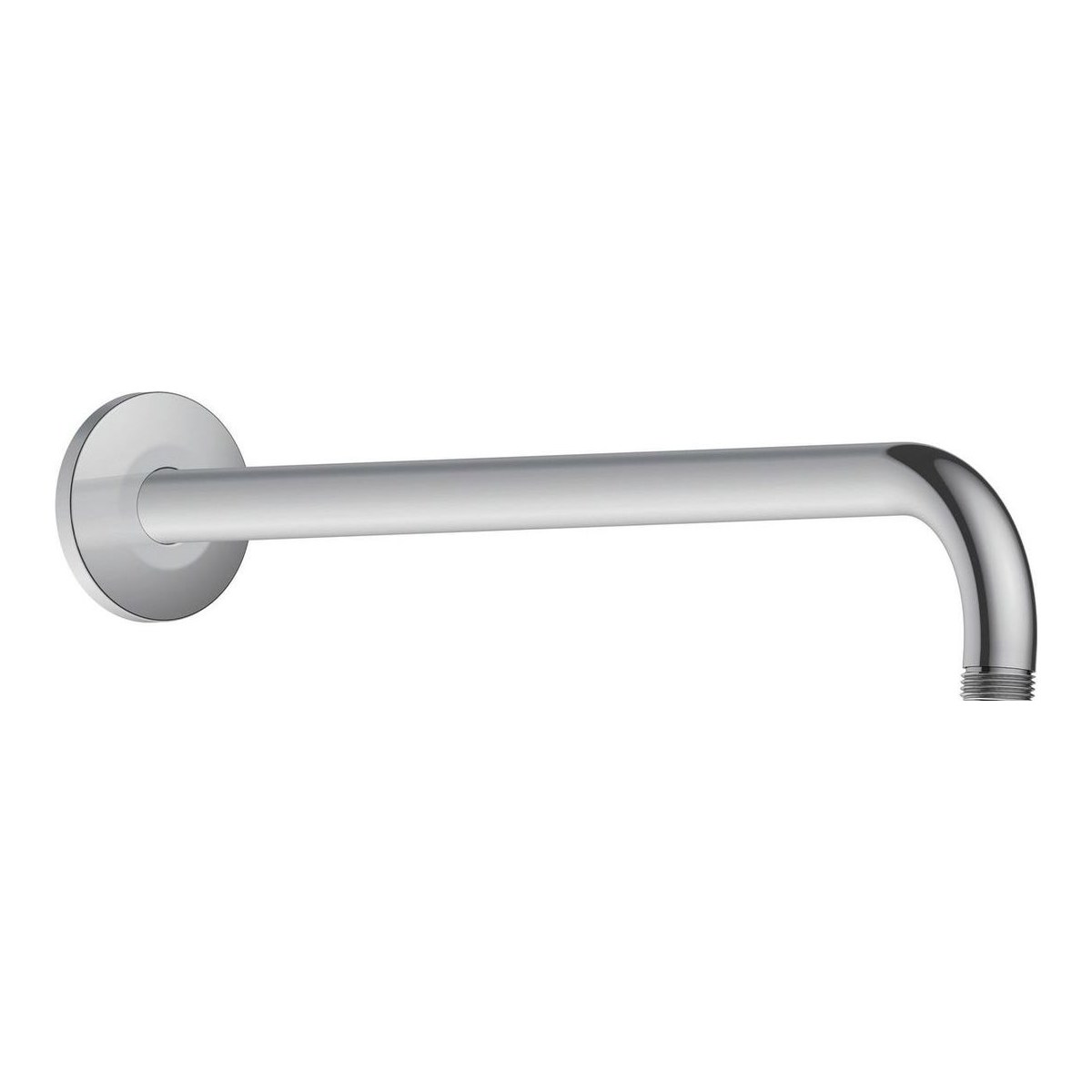 Duravit wall-mount shower arm 386 mm, chrome