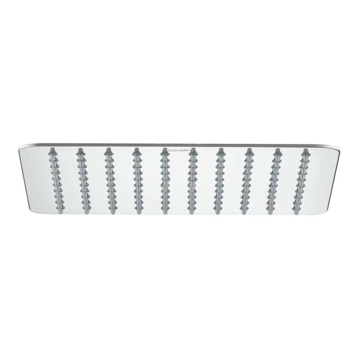 Duravit stainless steel square showerhead 1 jet 300 mm, chrome