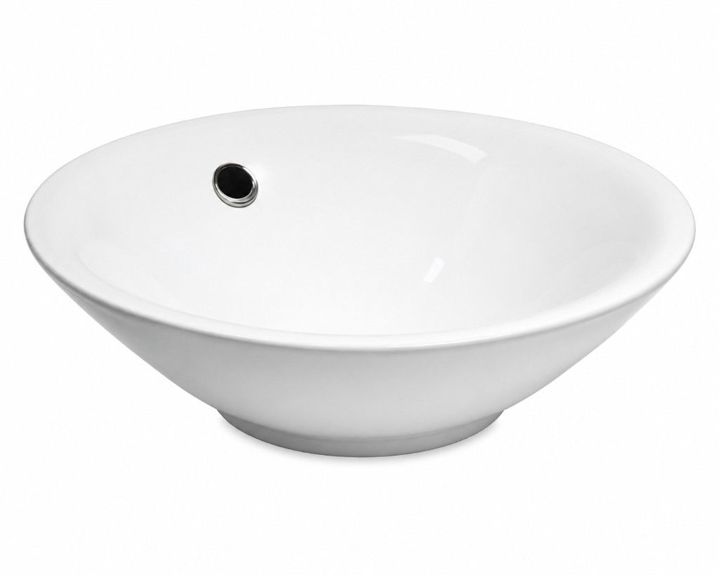 Duravit Starck 1 above counter basin, round, white ceramic, with overflow, ready stock