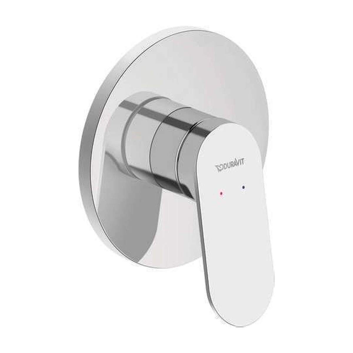 Duravit Wave concealed shower mixer, chrome