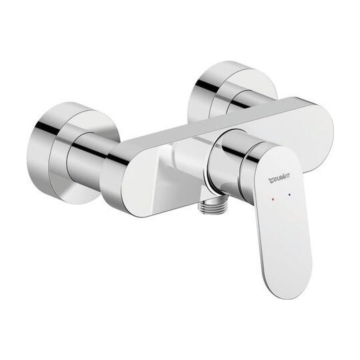 Duravit Wave exposed shower mixer, chrome